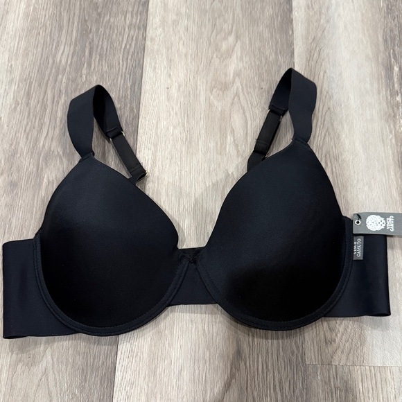 NWT VINCE CAMUTO BLACK BRA Size 38C - Picture 1 of 6